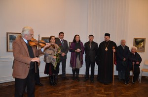 Пам’ятну виставку Андрія Коренюка відвідав владика Миколай